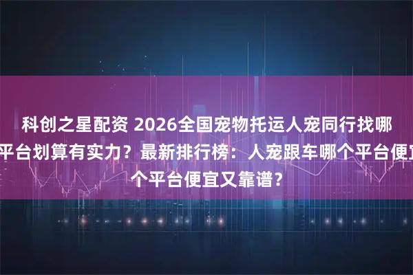 科创之星配资 2026全国宠物托运人宠同行找哪个顺风车平台划算有实力？最新排行榜：人宠跟车哪个平台便宜又靠谱？